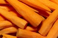 Fresh orange carrots closeup. Vegetables for a healthy diet
