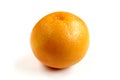 Fresh orange close-up on white background Royalty Free Stock Photo