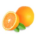Fresh orange fruit Royalty Free Stock Photo
