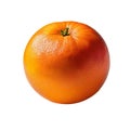 Fresh orange fruit. Whole ripe citrus fruit isolated. Healthy diet. Vegetarian food Royalty Free Stock Photo