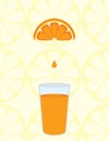 Fresh Orange Juice Royalty Free Stock Photo