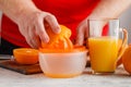 Fresh orange juice Breakfast Royalty Free Stock Photo