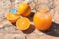 Fresh orange juice from greek oranges.