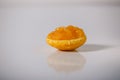 Fresh Orange and Lemmon peal tart desert Royalty Free Stock Photo