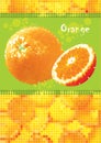 Fresh orange menu