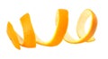 fresh orange peel isolated on white background Royalty Free Stock Photo