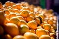 Fresh orange for sale at local market. Agriculture product. Organic fruits Royalty Free Stock Photo