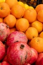 Fresh orange for sale in market. Agriculture Royalty Free Stock Photo