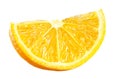 Fresh Orange sliced on white