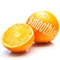 Fresh orange smoothie concept Royalty Free Stock Photo