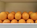 Fresh Oranges Fruit In The White Box Royalty Free Stock Photo