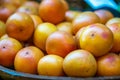 Fresh Oranges in Market Royalty Free Stock Photo