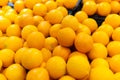 Fresh oranges at the market in thailand. Royalty Free Stock Photo