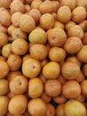 Fresh oranges on the minimarket used for background Royalty Free Stock Photo