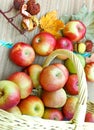 Fresh organic apples Royalty Free Stock Photo
