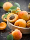 Fresh organic apricot