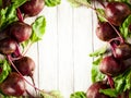 Fresh organic beetroot Royalty Free Stock Photo