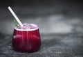 Fresh organic beetroot juice detox drink in glass Royalty Free Stock Photo