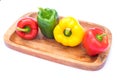 Fresh organic bell peppers