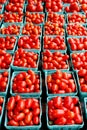 Fresh organic cherry tomatoes background Royalty Free Stock Photo