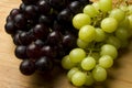 Fresh organic grapes