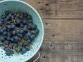 Fresh organic grapes, self supply Royalty Free Stock Photo