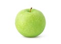 Fresh Organic Green Apple with water droplets Royalty Free Stock Photo