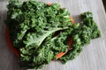 Fresh Organic Green Kale for a smoothies and healthy diets