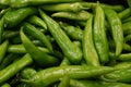 fresh organic green pepper from farm close up in the grocery store