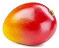 Fresh organic mango isolated clipping path Royalty Free Stock Photo