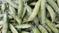 Fresh Organic nutritious Peas in the market for sale & cooking purposes Royalty Free Stock Photo