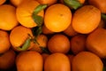 Fresh organic oranges from the intalian market