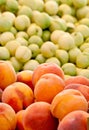 Fresh Organic Peach And Nectarines Royalty Free Stock Photo