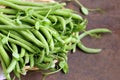 Organic pods green peas