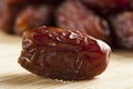 Fresh Organic Raw Brown Date Fruit Royalty Free Stock Photo