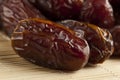 Fresh Organic Raw Brown Date Fruit Royalty Free Stock Photo