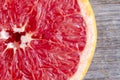 Fresh Organic Ruby Red Grapefruit Royalty Free Stock Photo