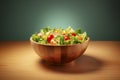 Fresh Organic Salad with Chickpeas
