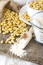 Fresh organic soy products:soy milk, soy yogurt, soy chese tofu, flavour and soy beans