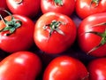 Close up tasty fresh tomato photo background
