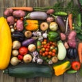 Fresh Organic Vegetables. Autumn Harvest Concept. Royalty Free Stock Photo