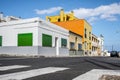 Fresh painted houses in the streets of El Tamaduste, El Hierro, Canary Islands