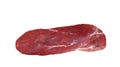 Fresh paleron beef isolate on white background. Royalty Free Stock Photo