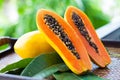 Fresh papaya Royalty Free Stock Photo