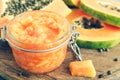 Fresh papaya natural facial mask