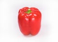 Fresh paprika sweet peppers,bell peppers red Peppers isolated