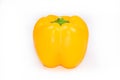 Fresh paprika sweet peppers,Bell peppers yellow Peppers isol