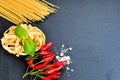 Fresh pasta ingredients