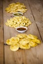 Fresh pasta with pesto and tomato sauce Royalty Free Stock Photo