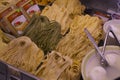 Fresh Pasta in Vancouvers Grandville Island Market Royalty Free Stock Photo